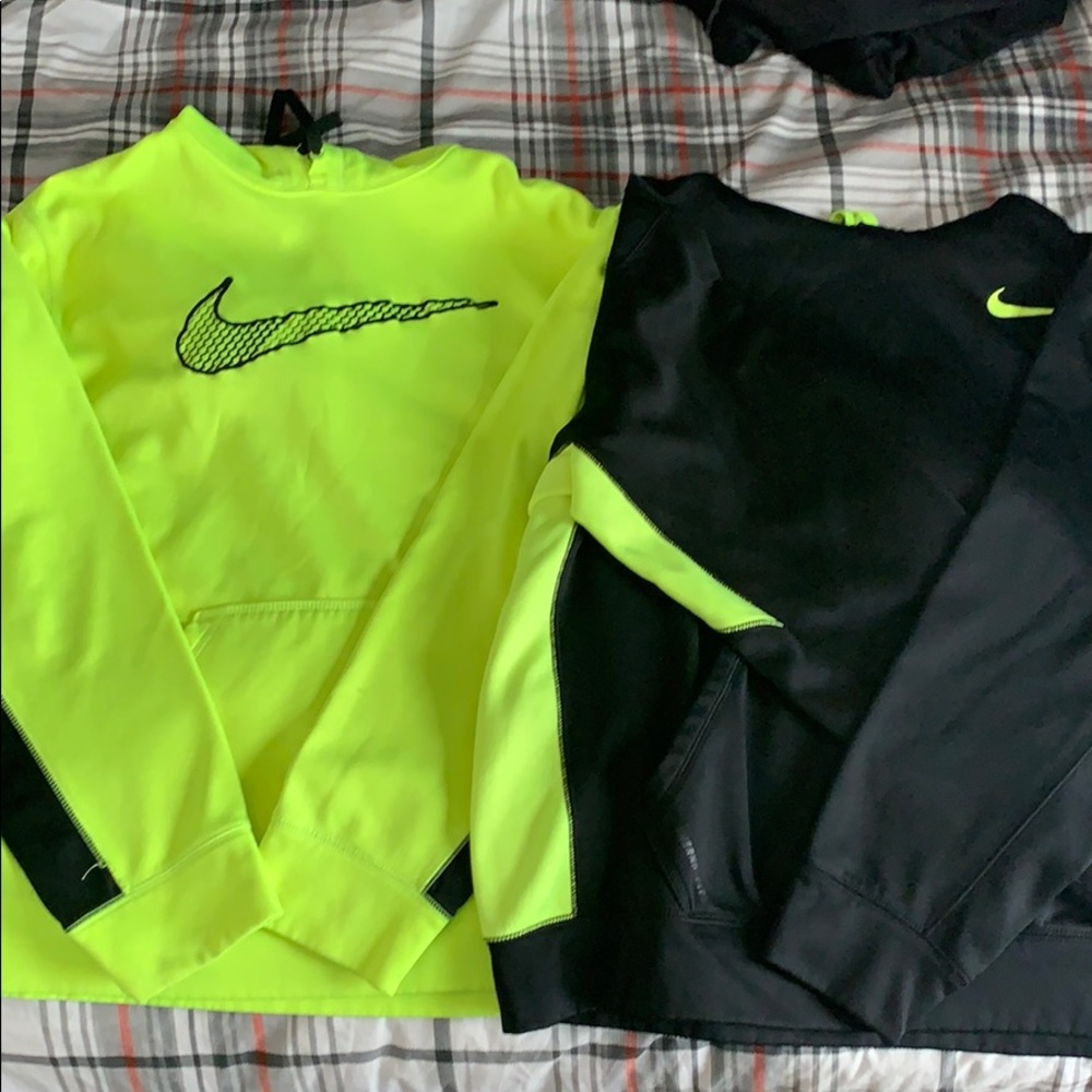 Two Nike Sweatshirts